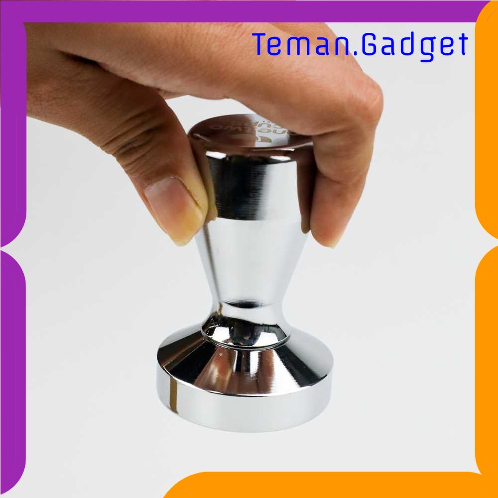 TG - DPR One Two Cups Tamper Kopi Espresso Flat Stainless Steel 51mm - SS51