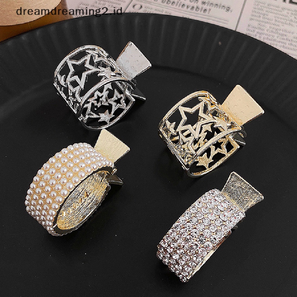 (dream) High Ponytail Grab Clip High Ponytail Hair Clip Fixed Artifact Hairpin Aksesoris Rambut Metal Grab Clip High Ponytail Artifact Untuk Wanita &amp; Anak Perempuan Gaya Rambut//