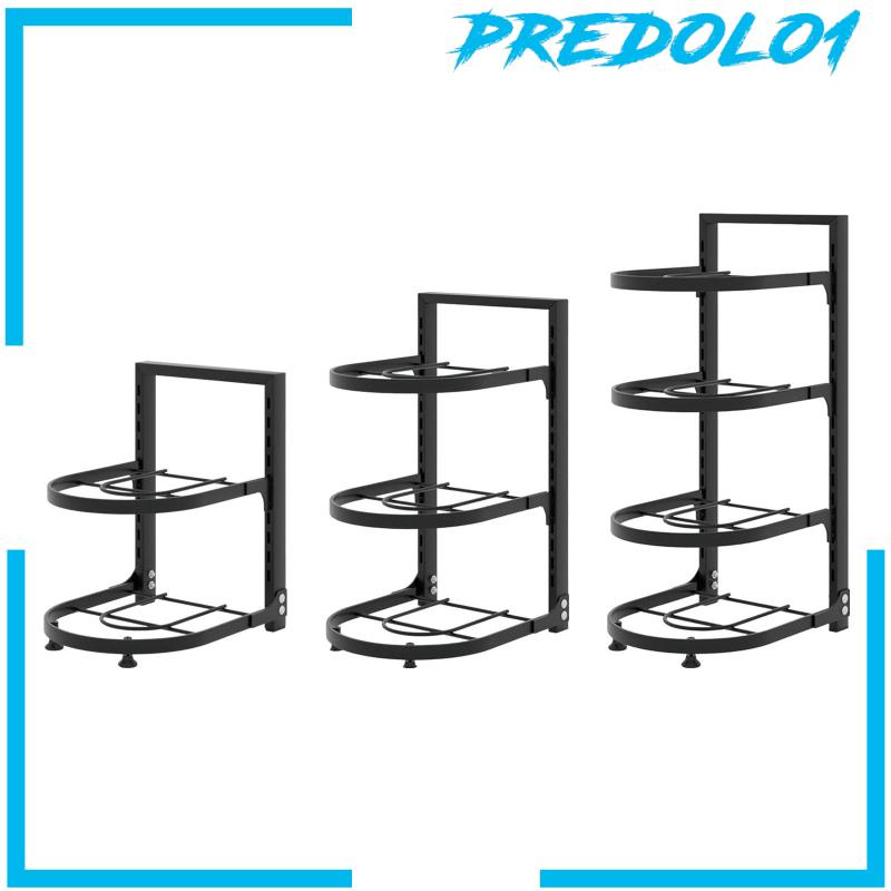 [Predolo1] Pan Organizer Multi Layer Rak Panci Untuk Organizer Cookware Stand Dapur Rumah