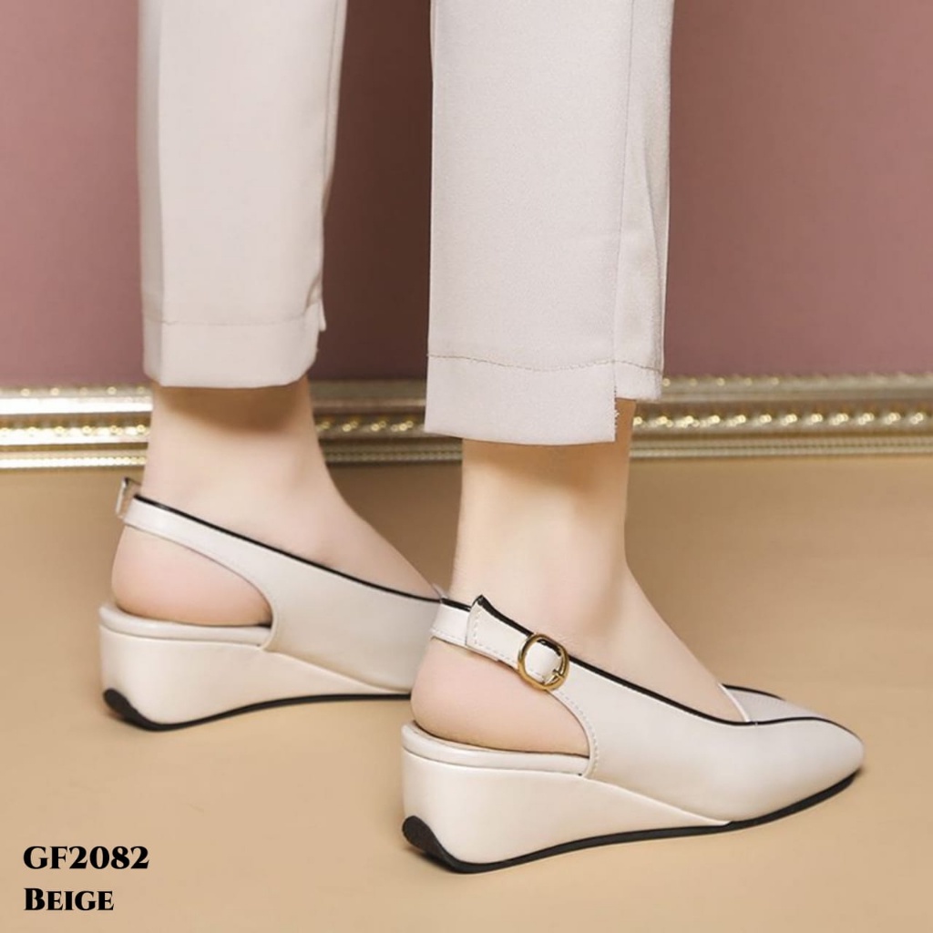 PRF Sepatu Flat Shoes Wanita Import Fashion Korea GF2082 SS597