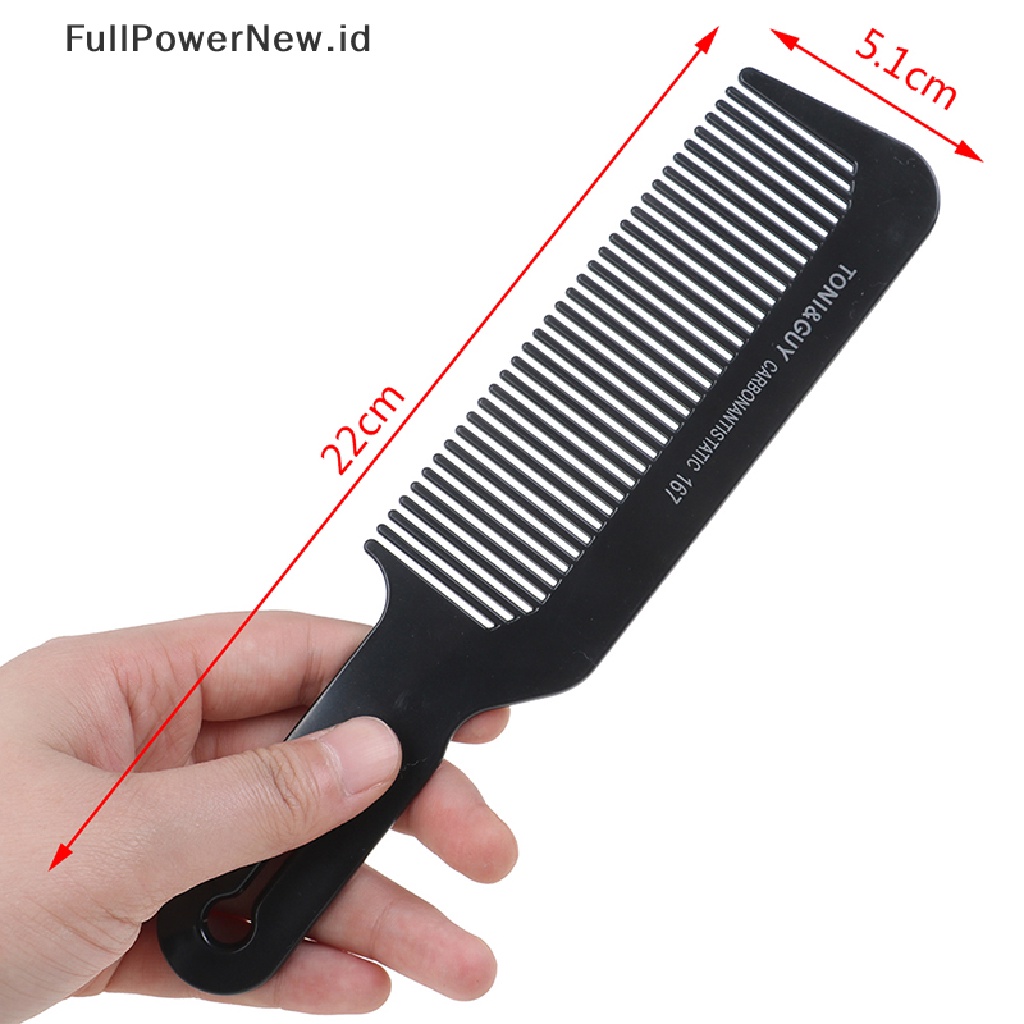 Power Sisir Rambut Anti Statis Kepala Datar ​Cutg Combs Untuk Potong Rambut Salon Sectioning ID