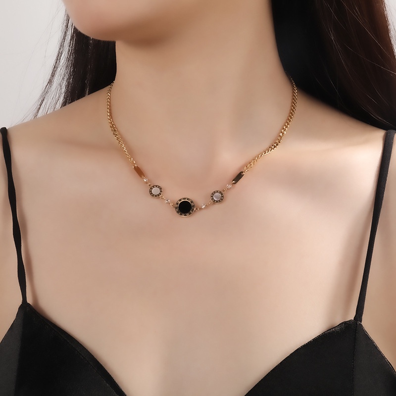 82261 Kalung gelang BVL titanium stainless steel 316L berkualitas import anti karat bisa bayar di tempat