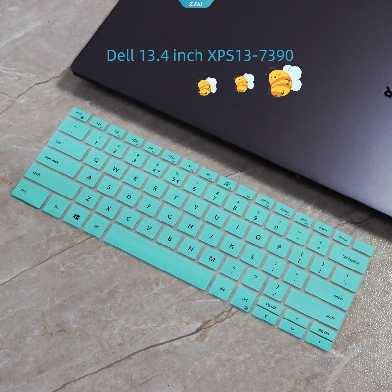 Laptop Full Set Keyboard Film Untuk Dell 13.4 Inch XPS13-7390 Silikon Film Pelindung Tahan Air [ZK]