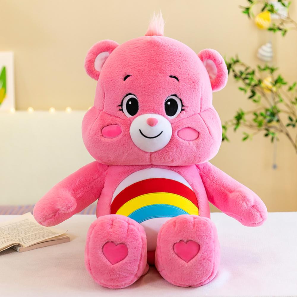 Timekey 1 Pc Baru Kawaii Bear Plush Toy Doll Rainbow Anime Mainan Anak Kartun Plush Bear Surprise Mainan Untuk Ulang Tahun Natal H9V5