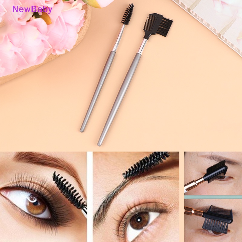 Newbaby 2Pcs Sikat Sisir Bulu Mata Lash Alis Makeup Eyelash Extension Tools ID