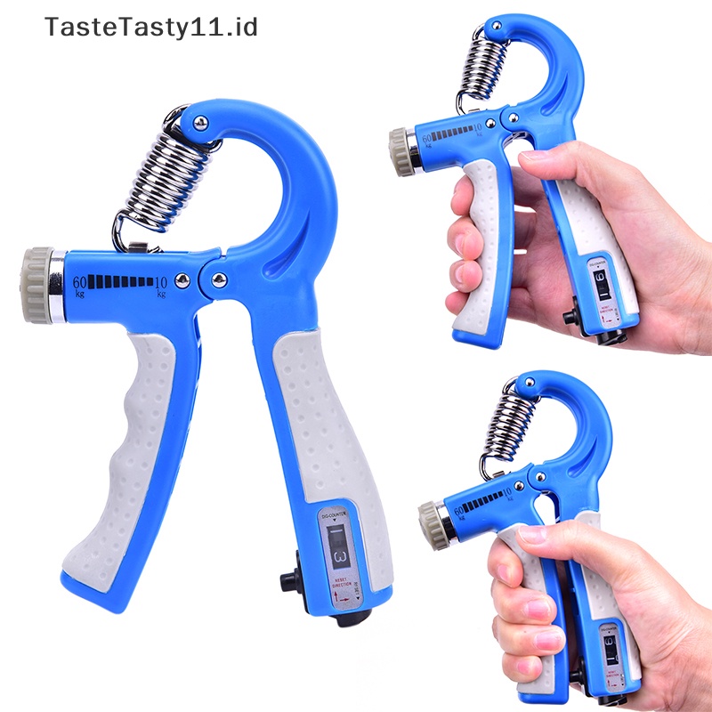 Tastetasty Hand Grip Trainer Gripper Penguat Adjustable Gym Latihan Kekuatan Pergelangan Tangan.