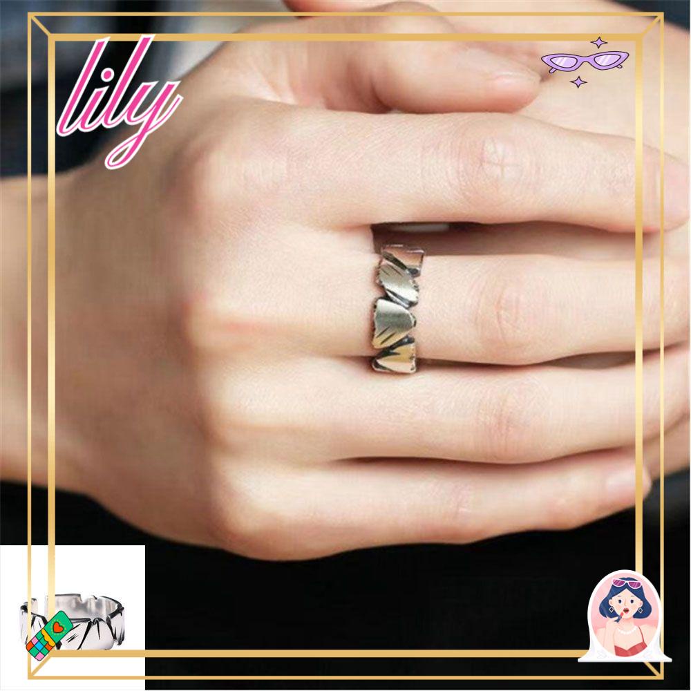 Lily Cincin Unisex Vintage Simple Alloy