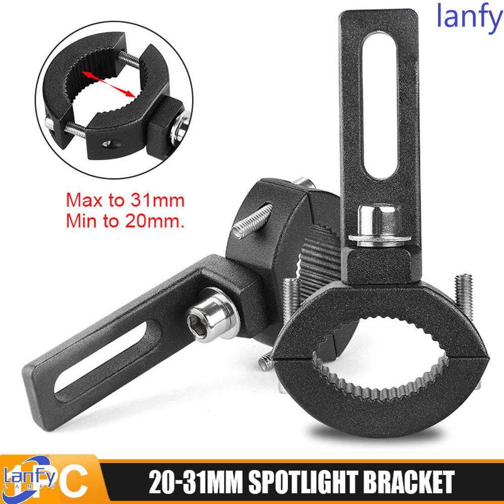 Lanfy Braket Lampu Depan Universal Kualitas Tinggi Modifikasi Crash Guard Aksesoris Motor Untuk Penjepit Lampu Sorot Bumper Motor