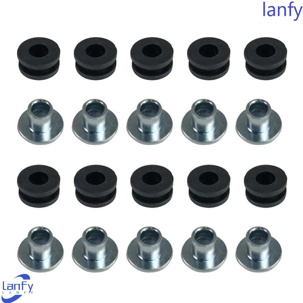 Lanfy Grommet Karet Motor Untuk Honda Pengganti Assortment Pengikat Grommet Cafe Racer Cowling Pieces Black Fairing Bolt