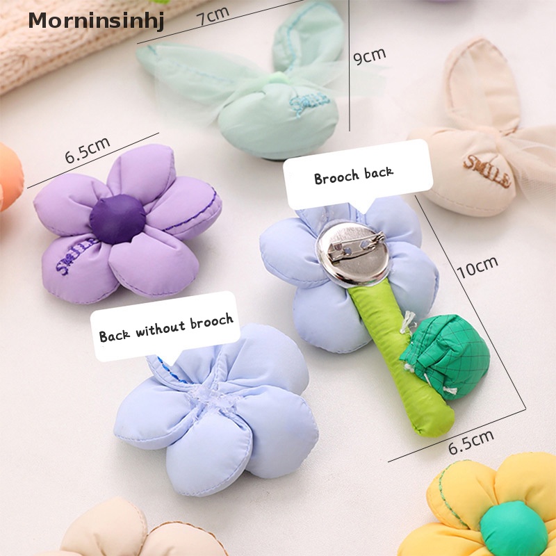 Mornin Bros Bunga Kain Macaron Color Flower Girl Lucu Tas Liontin Kecil Ornamen id