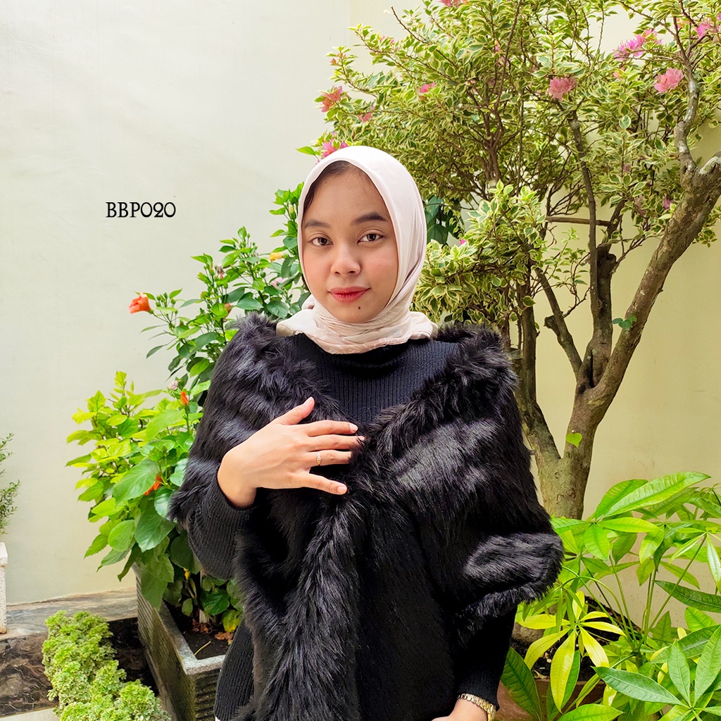 OUTER BULU MODERN PESTA WEDDING WANITA BBP020