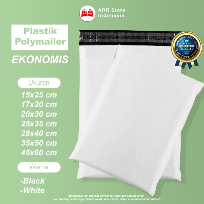 Plastik Polymailer  Amplop Plastik Packing Polymailer EKONOMIS Isi 100