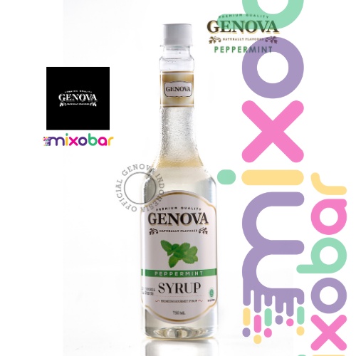 

Genova Syrup Peppermint 750ml l Sirup Minuman