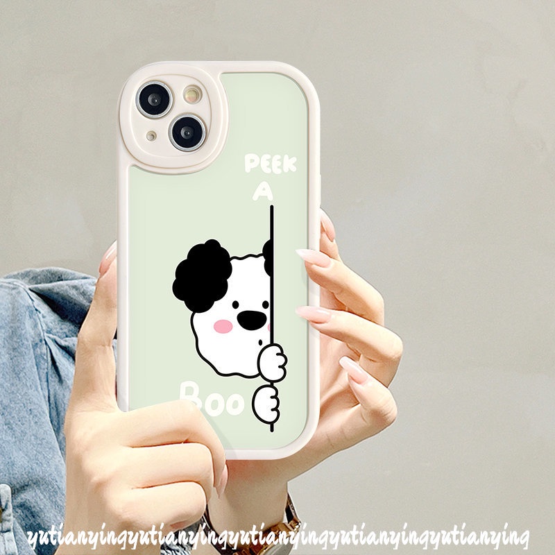 Soft Tpu Back Case For Infinix Hot 11s 11 10 10s 9 Play 10T Hot 10T 10 Lite 10s 11s 11 Note 8 For Infinix Smart 6 5 Cute Cartoon Bear Puppy Lens Protector Cover