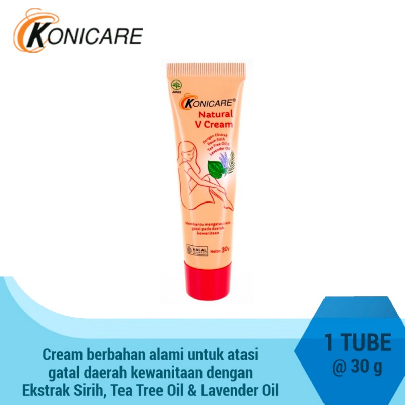 Konicare Natural V Cream Mengatasi Gatal Area Kewanitaan - 30 gr