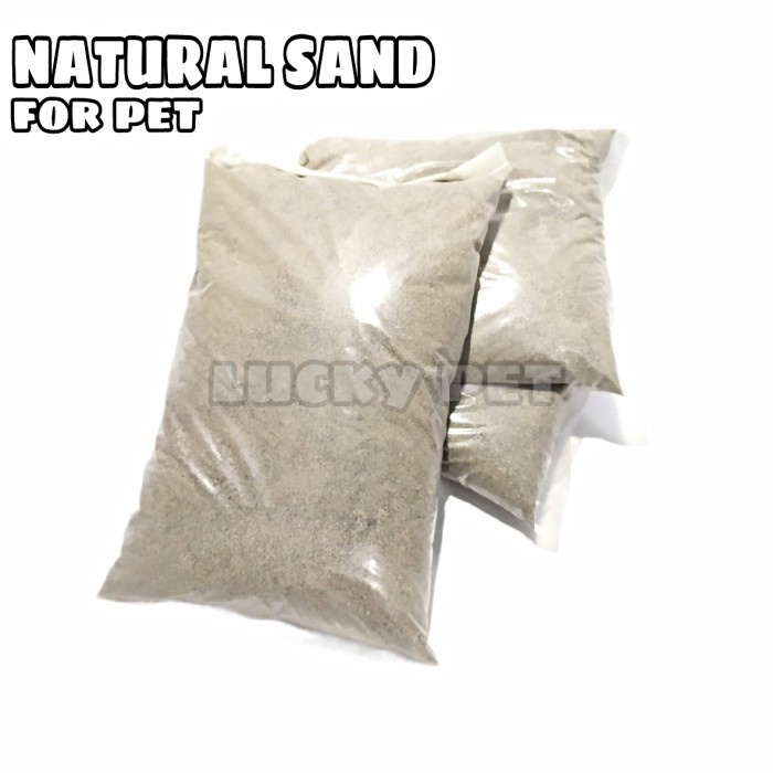 500 GR Pasir  Putih halus untuk hewan kelomang keong umang reptile murah