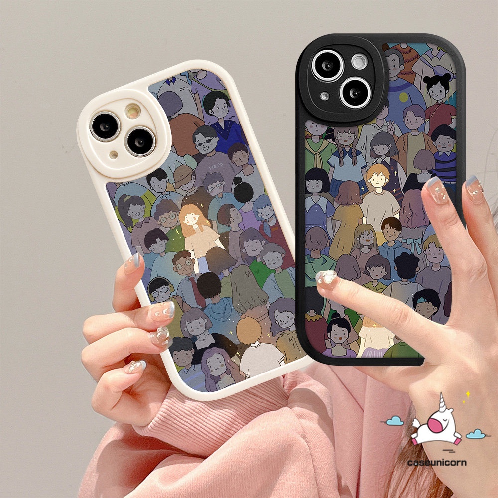 Case Pecinta Untuk Infinix Smart 6 5 Hot 10s 11 10T 11s 10 9 Play Hot 11 10T 10 Lite 10s 11s Infinix Note 8 Fashion Kartun Lucu Pasangan Cowok Cewek Tpu Pasangan Cover