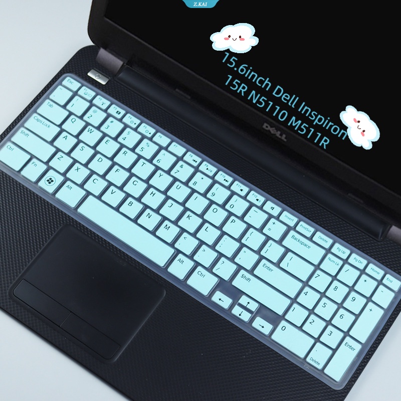 Cover Pelindung Keyboard Komputer Lembut Dan Nyaman Untuk Model 15.6inch Dell Inspiron 15R N5110 M511R Film Pelindung Tahan Air Silikon Full Coverage [ZK]