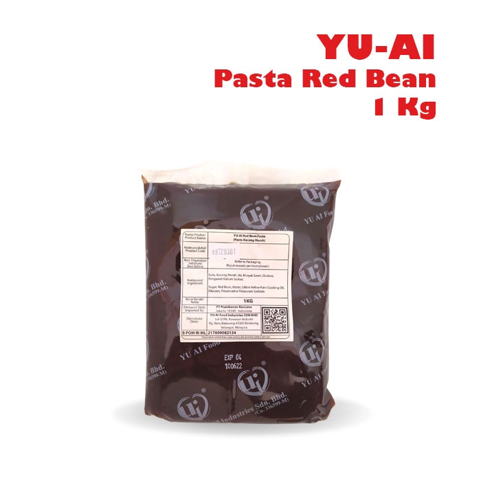 Yu-ai yu ai Red Bean Paste Filling Kacang Merah Pasta kacang merah 1 Kg
