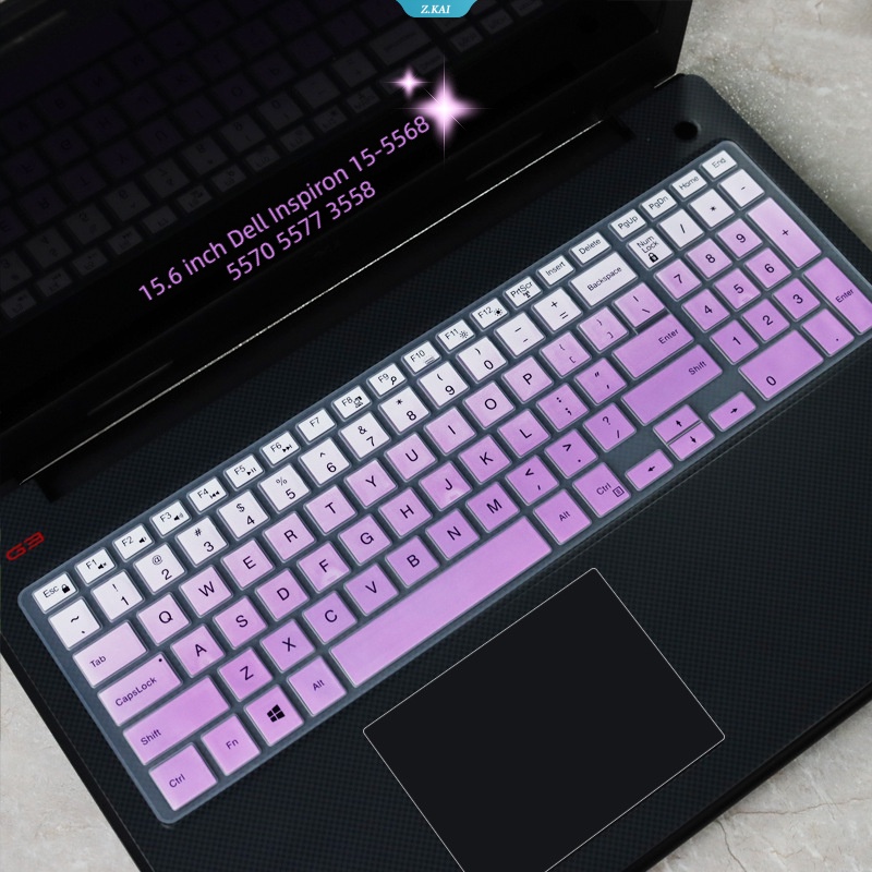 Cover Keyboard Laptop TPU Untuk Model 15.6 Inch Dell Inspiron 15-5568 5570 5577 3558s Film Pelindung Tahan Lembab [ZK]