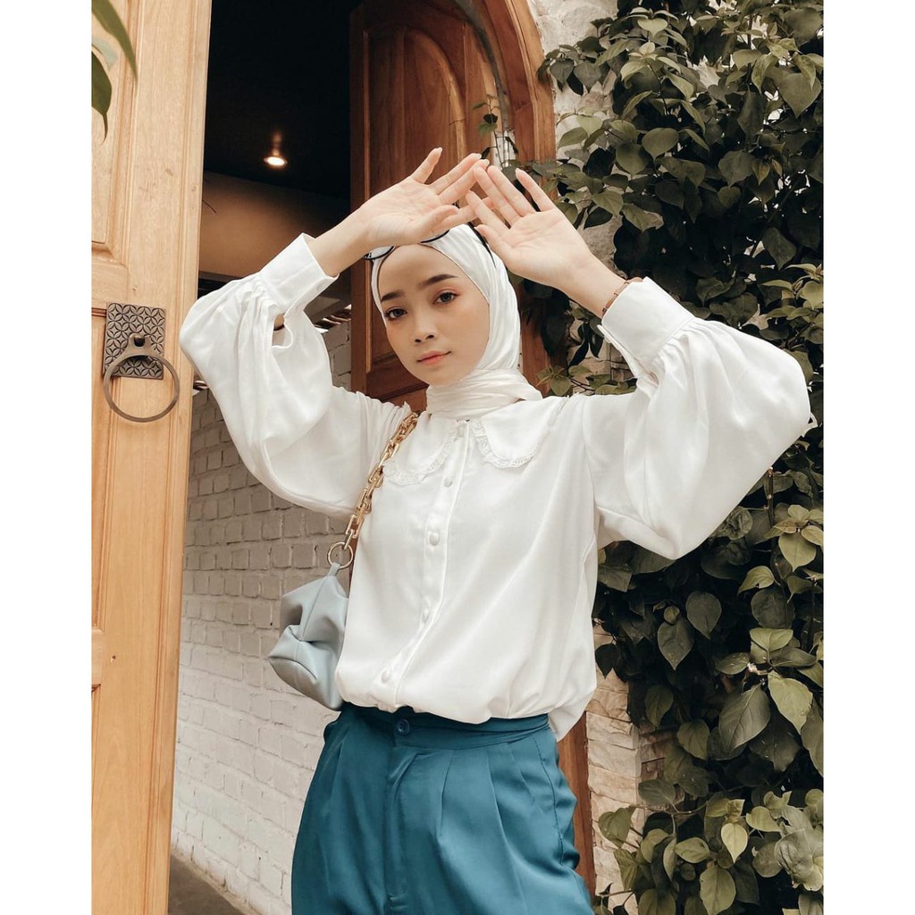 GMS - Narina Blouse l Atasan Top Fashion Remaja Muslim Murah Terlaris