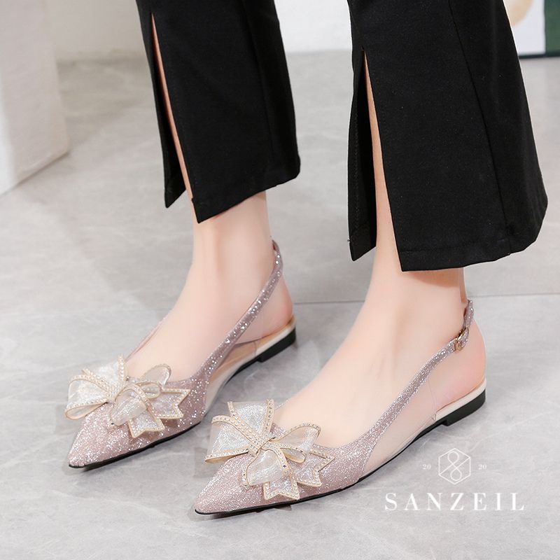 Sanzeil Dewi Sepatu Wanita Flat dan 5cm 4411
