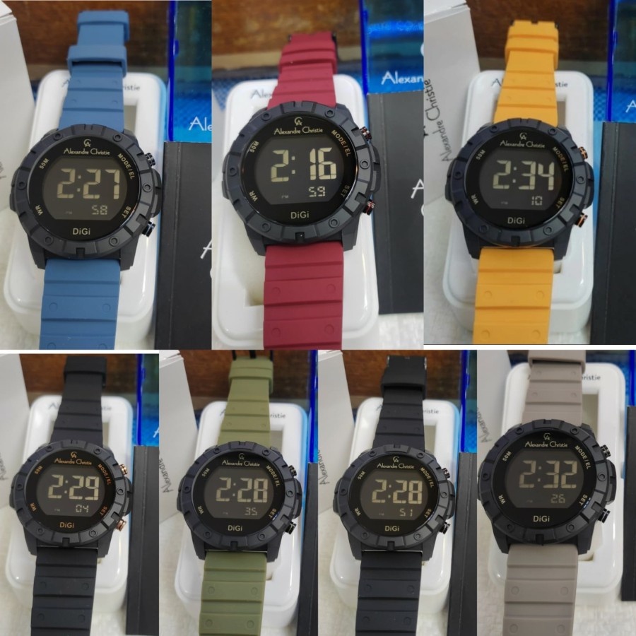 JAM PRIA ALEXANDRE CHRISTIE AC 9364 AC9364 DIGITAL RUBBER ORIGINAL