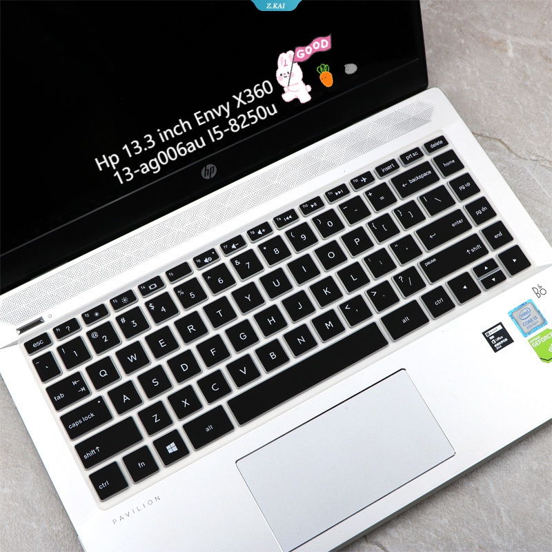 Keyboard Laptop Tahan Air Kualitas Tinggi TPU Film Pelindung Untuk Hp 13.3 Inch Envy X360 13-ag006au I5-8250u Keyboard Silicone Cover Pelindung Film Tahan Debu [ZK]