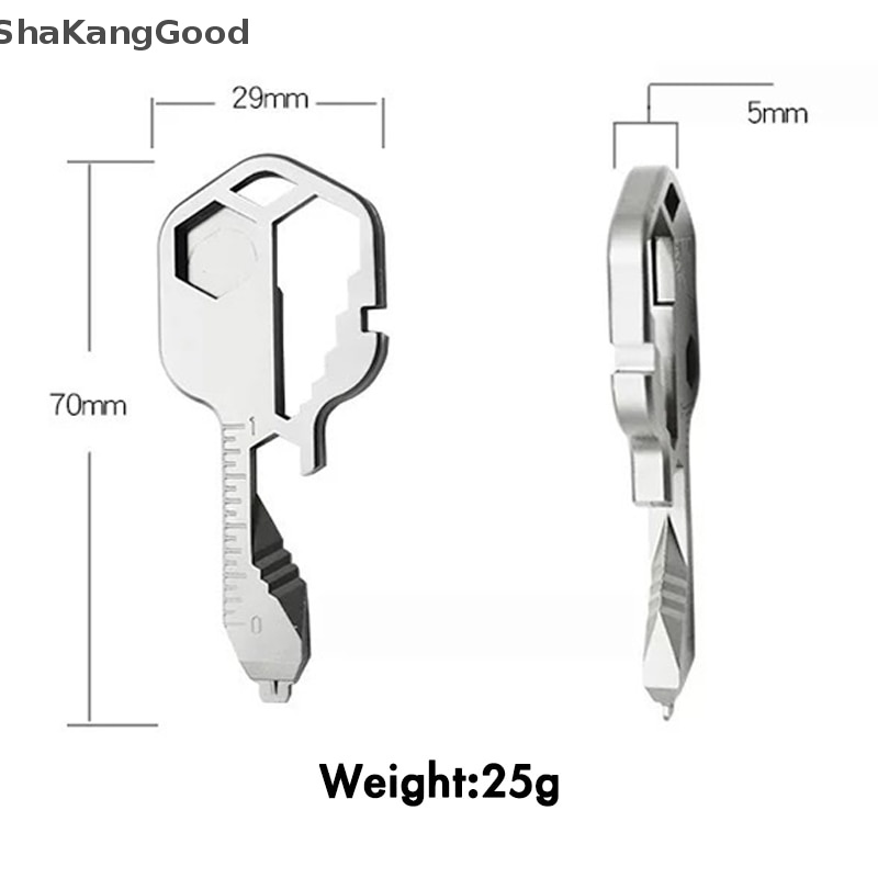 Gantungan Kunci Mini SKID 24in1 Stainless Steel Outdoor Portable Tools SKK