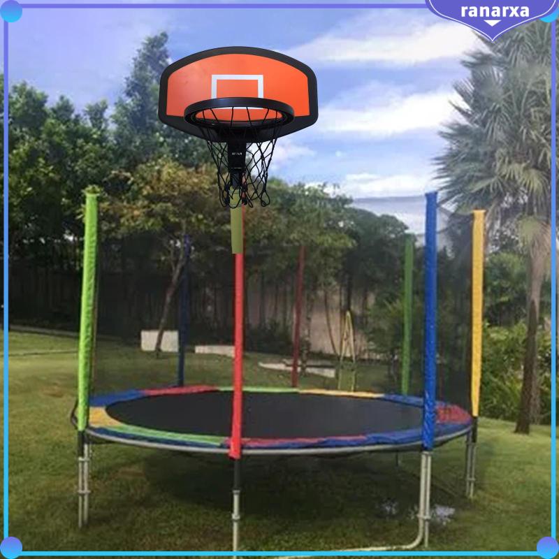 [Ranarxa] Trampoline Basket Hoop Basket Goal Trampolin Aksesoris Trampolin Tempel Backboard Basket Untuk Indoor, Taman, Bermain, Anak-Anak