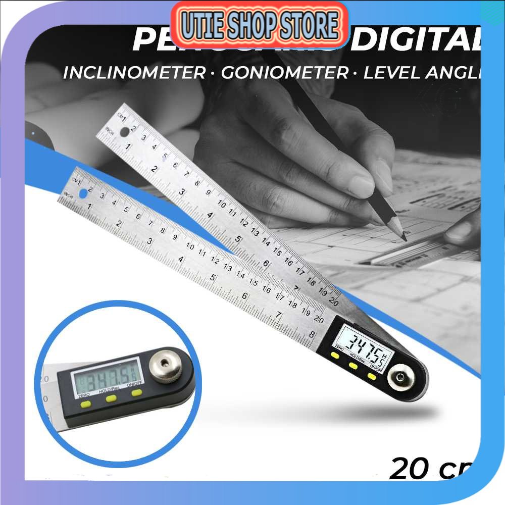 

UTIE STORE - JIGONG Penggaris Digital Inclinometer Goniometer Level Angle 20 cm - TL454