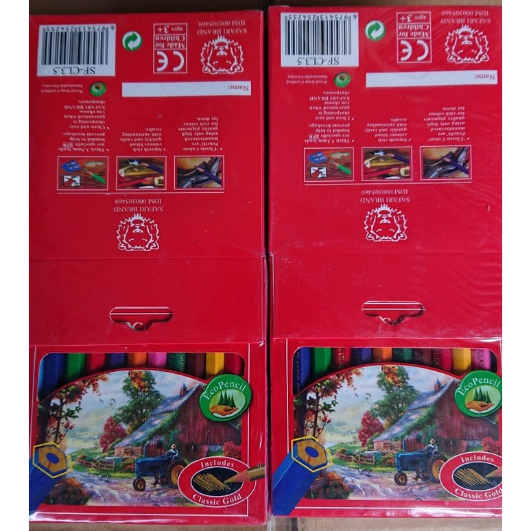 

Pensil Warna 12 Safari Pendek Pencil Colour 1 (set) 2