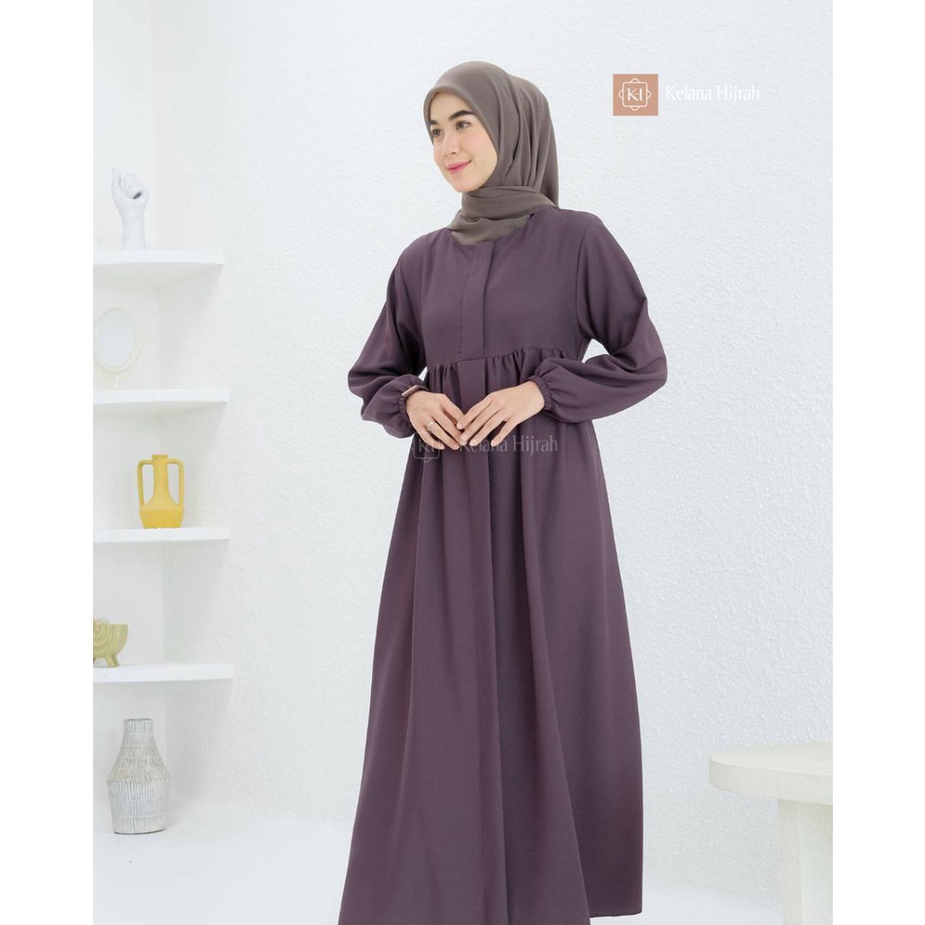 Gamis Dewasa Dress Syar i Kanaya Dress By Kelana Hijrah