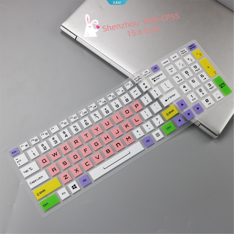 Keyboard Laptop Tahan Air Kualitas Tinggi TPU Film Pelindung Untuk Shenzhou Zhanshen GX8-CP5S 15.6 Inch Keyboard Silikon Penutup Pelindung Film Tahan Debu [ZK]