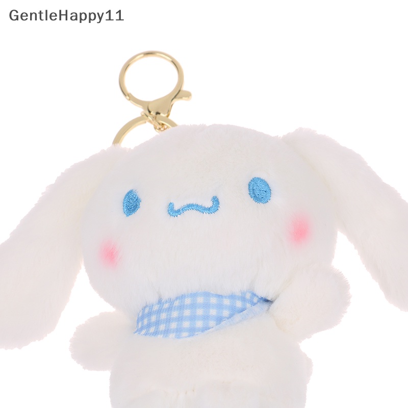 Gentlehappy Kawaii Sanrio Cinnamoroll My Melody Kuromi Plush Doll Fluffy Boneka Mainan Keychai id