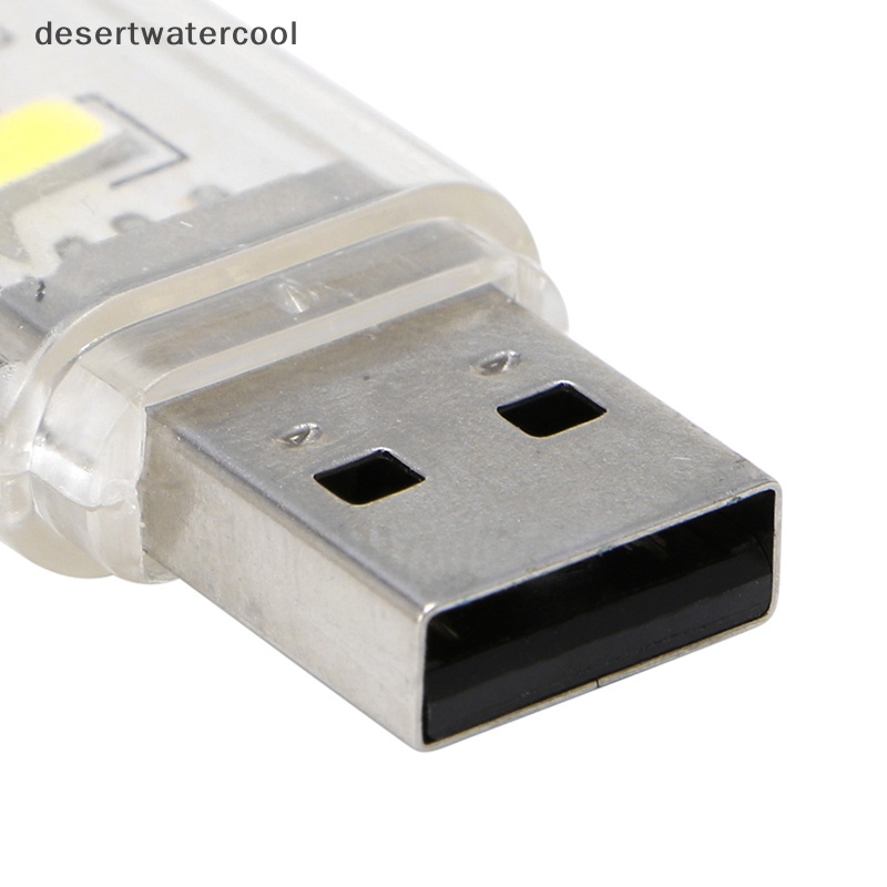 Deid Lampu Malam LED Mini Portabel Peralatan Berkemah Daya USB 3lampu LED Chips Lamp Martijn