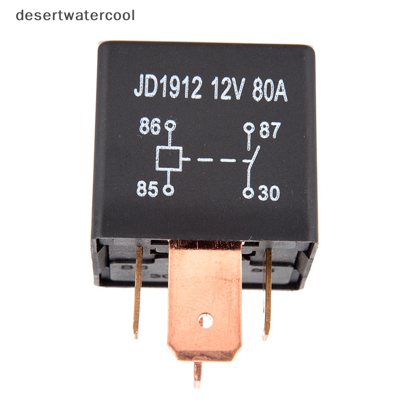 Deid Relay Heavy Duty Anti Air 4Pin DC 24V 12V 80A JD1912 Relay Mobil Otomotif Martijn