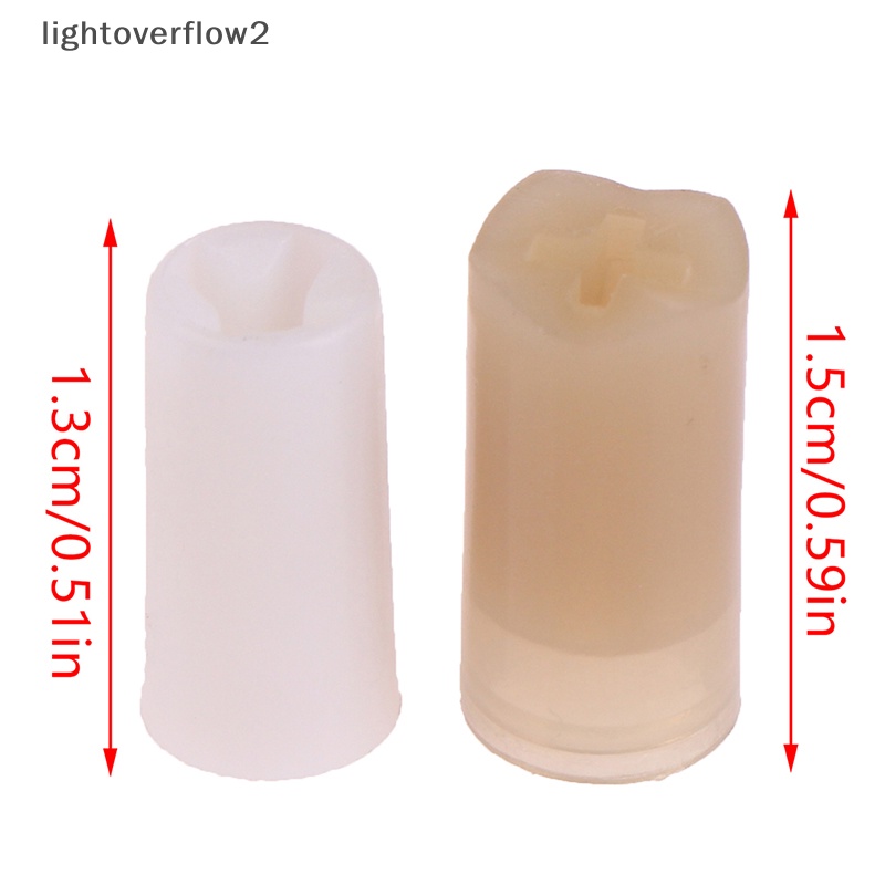 [lightoverflow2] 2pcs Kuat 204 Dan Marathon 102L 105L Handle Spindle Silang Plastik Untuk Mesin Paku Listrik Nail Drill Cutter Aksesoris [ID]