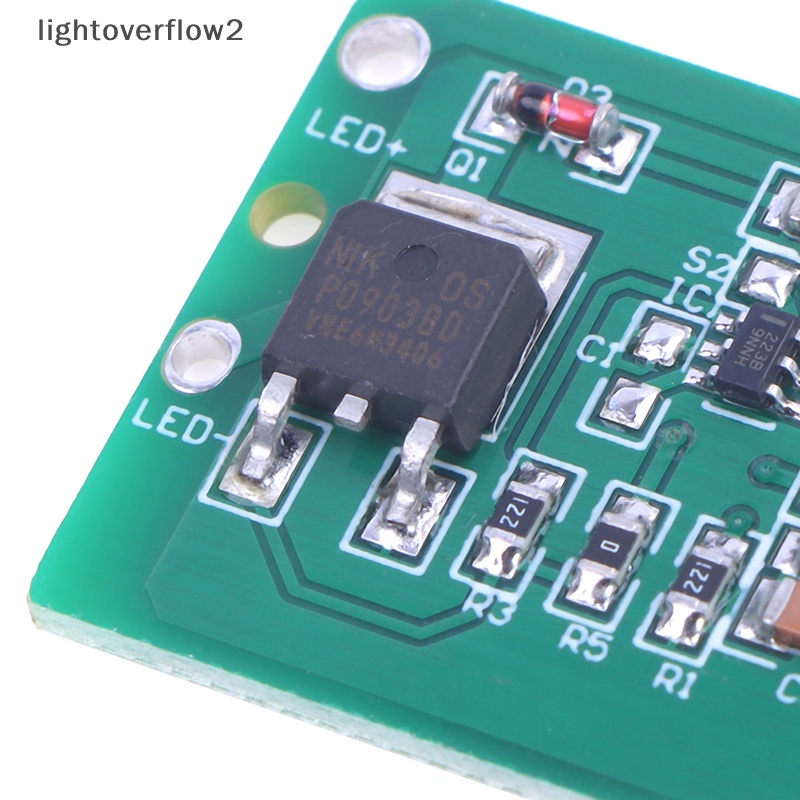 [lightoverflow2] 12v Saklar Sentuh Kapasitif Sensor Modul Push Button Touching Key Module Jog Kait DC 6-20V 3A TTP223 [ID]