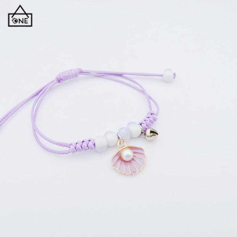 COD❤️Gelang serut bintang laut rajutan kerang lucu gelang Tali Desain-A.one