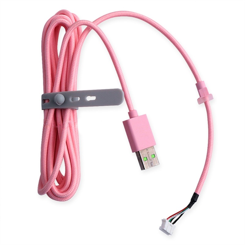 Vivi Kabel Pengisian USB Kawat Jalur PVC Untuk Kraken Ultimate7 1 V2 RGB V3 Wired Kitty Edition Perbaikan Bagian Headphone