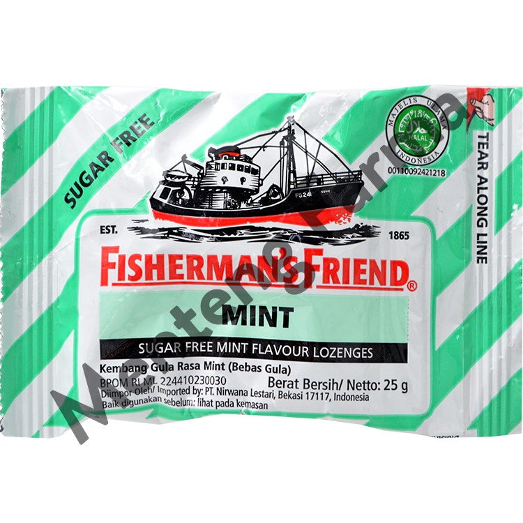 Fisherman's Friend Mint Sugar Free - Permen Pelega Tenggorokan