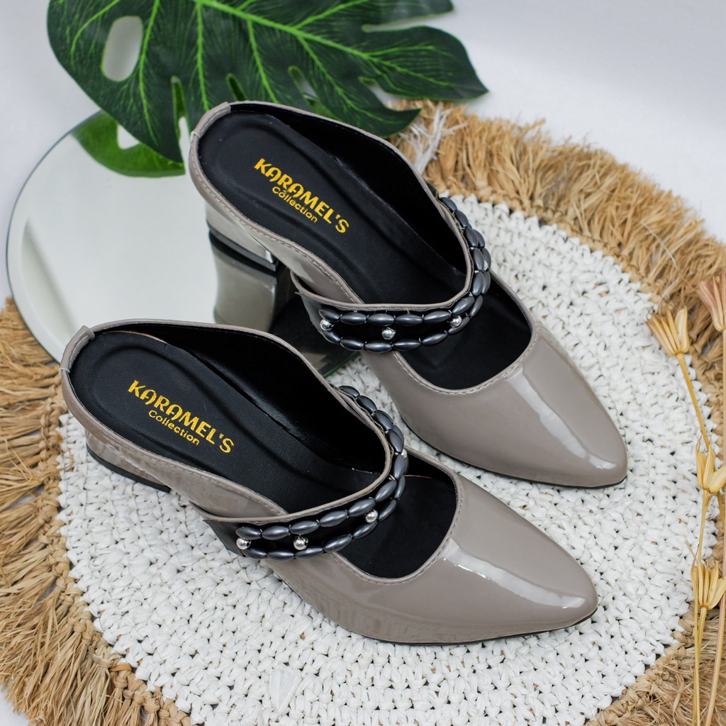 Sandal Wanita Heels Qilard Chunky BR 37
