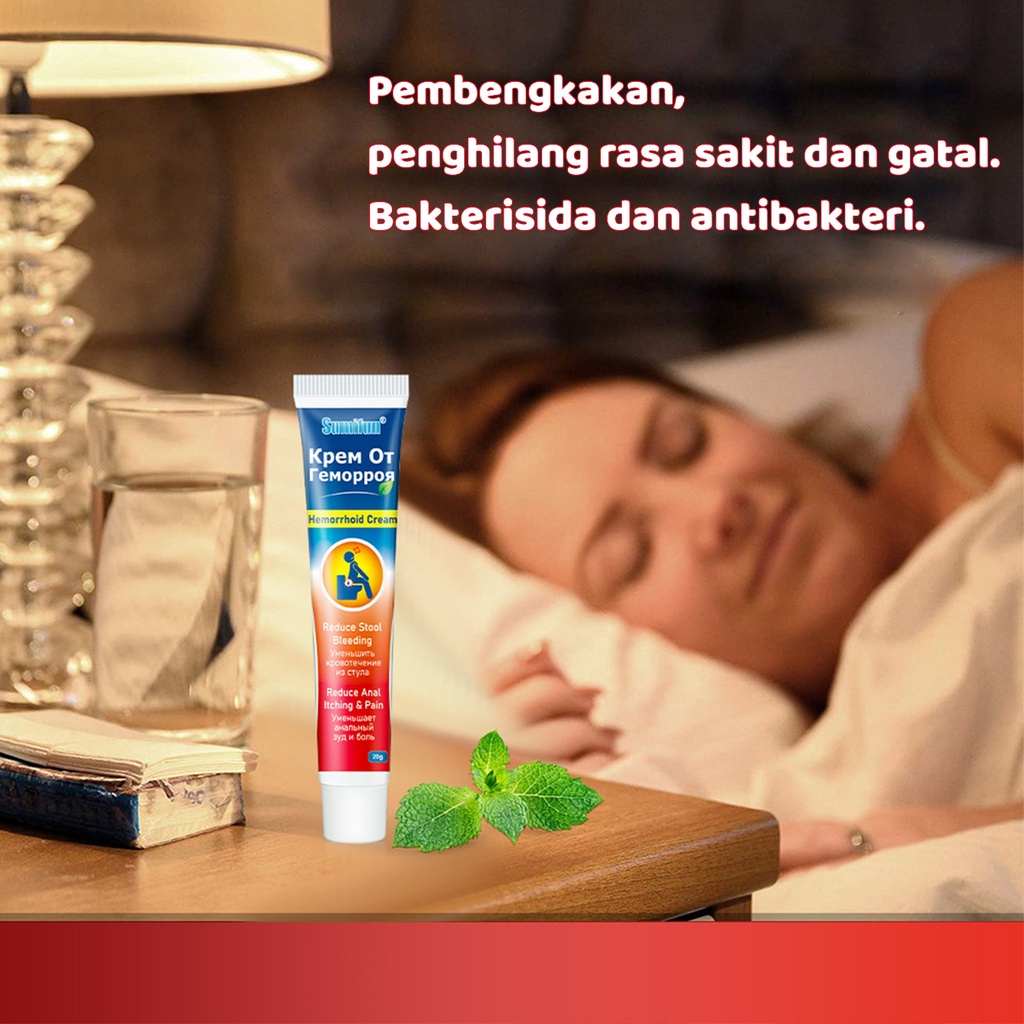 Sumifun Obat Wasir Obat Ambeien 20g Obat Benjolan Di Lubang Anus 100% Herbal Aman Ampuh Mengatasi Ambeien