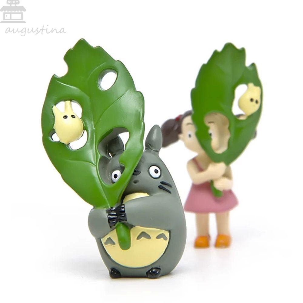 Agustin My Neighbor Totoro Hadiah Ulang Tahun Mainan Anak Garden Anime Hayao Miyazaki Model Toys Ghibli Totoros