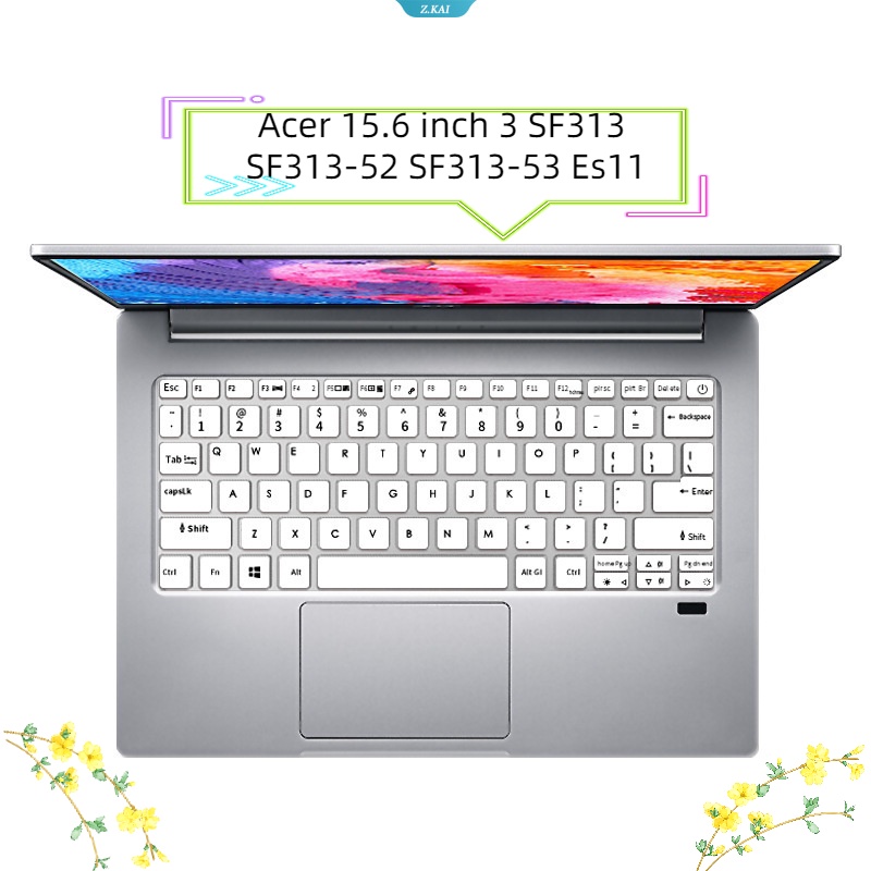 Pelindung Keyboard PC Tahan Air Ultra Tipis Untuk Acer 15.6 Inch 3 SF313 SF313-52 SF313-53 Es11 Cakupan Penuh Keyboard Silicone Cover Film Tahan Debu [ZK]