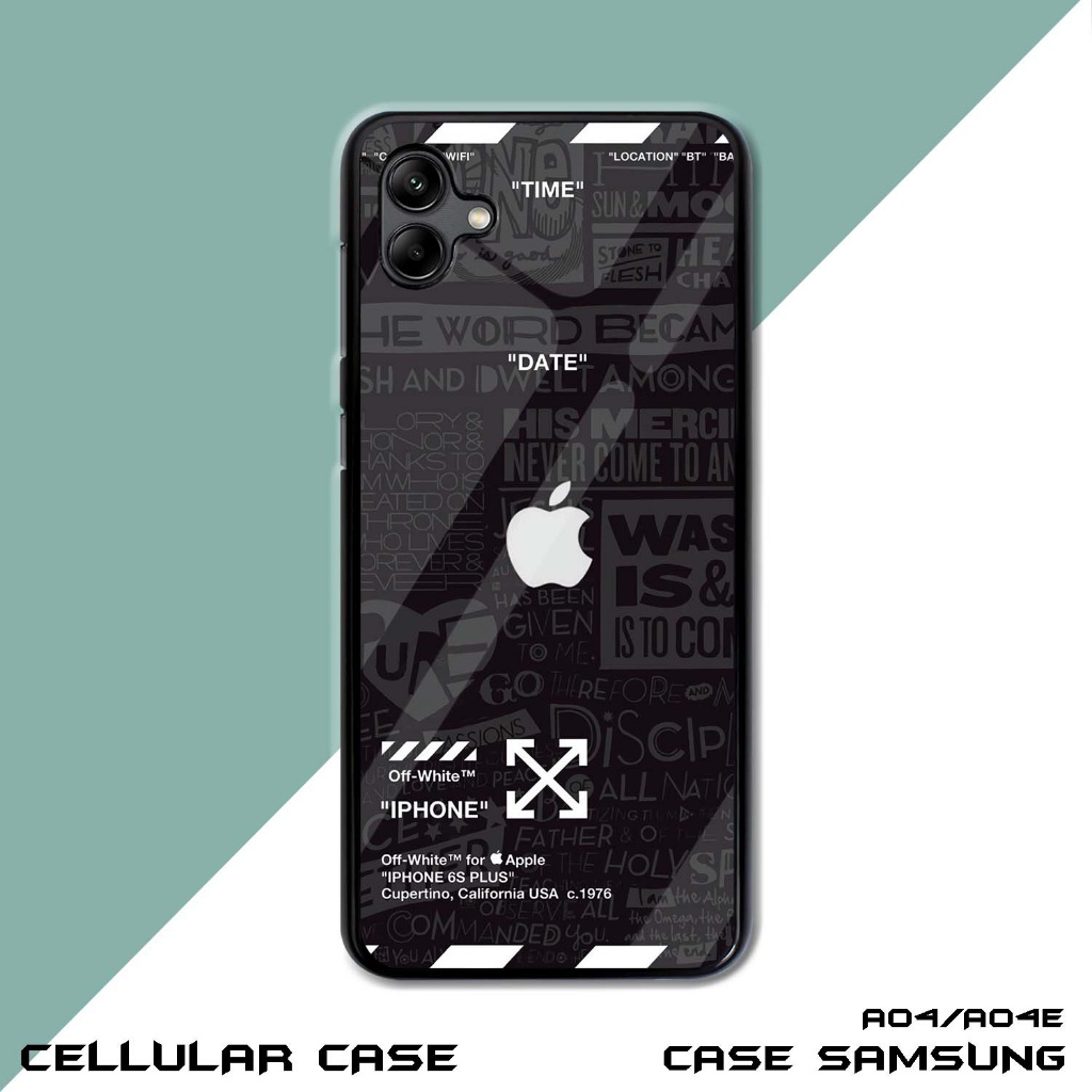 Case Glossy HD Samsung A04 A04E M04 [CS060] Apel Aesthetic Grafiti Casing Kilau Hardcase Hp Samsung 