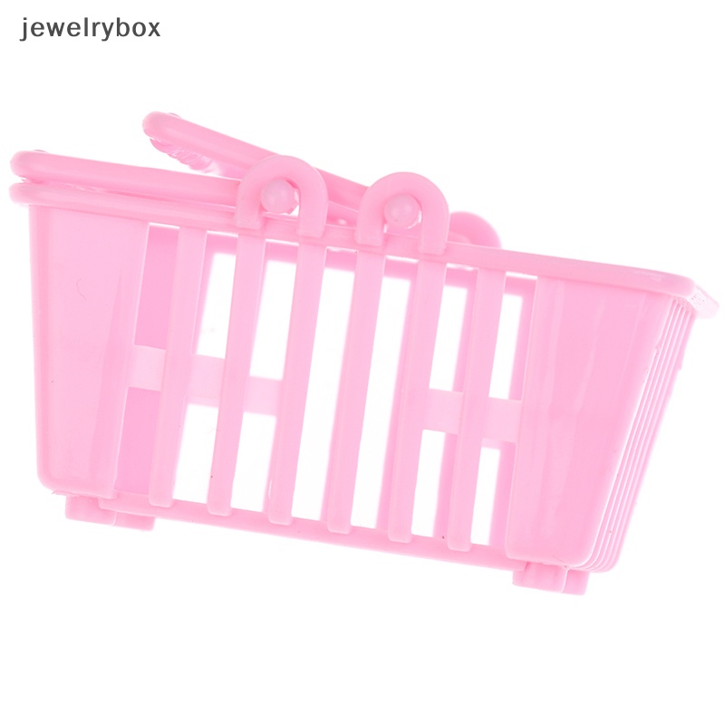 [jewelrybox] Miniatur Rumah Boneka Keranjang Belanja Pretend Play Mainan furniture Butik