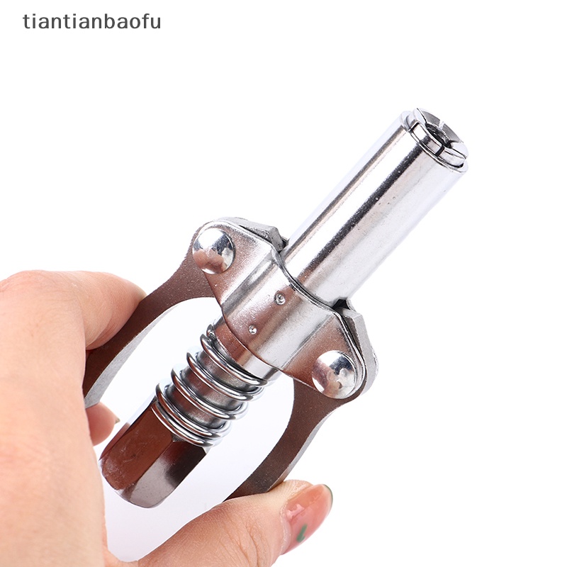 [tiantianbaofu] Grease Tool Coupler Heavy-Duty Quick Lock and Release Butik Gagang Ganda