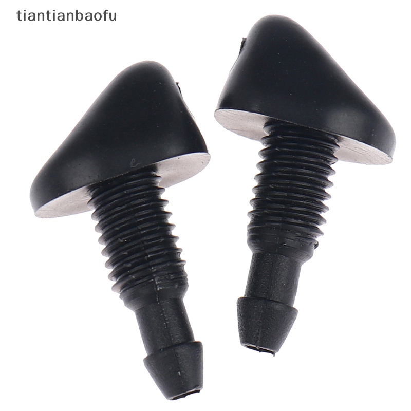 [tiantianbaofu] Universal 2PCS Mobil Auto Window Windshield Washer Wiper Sprinkler Nozzle  Butik